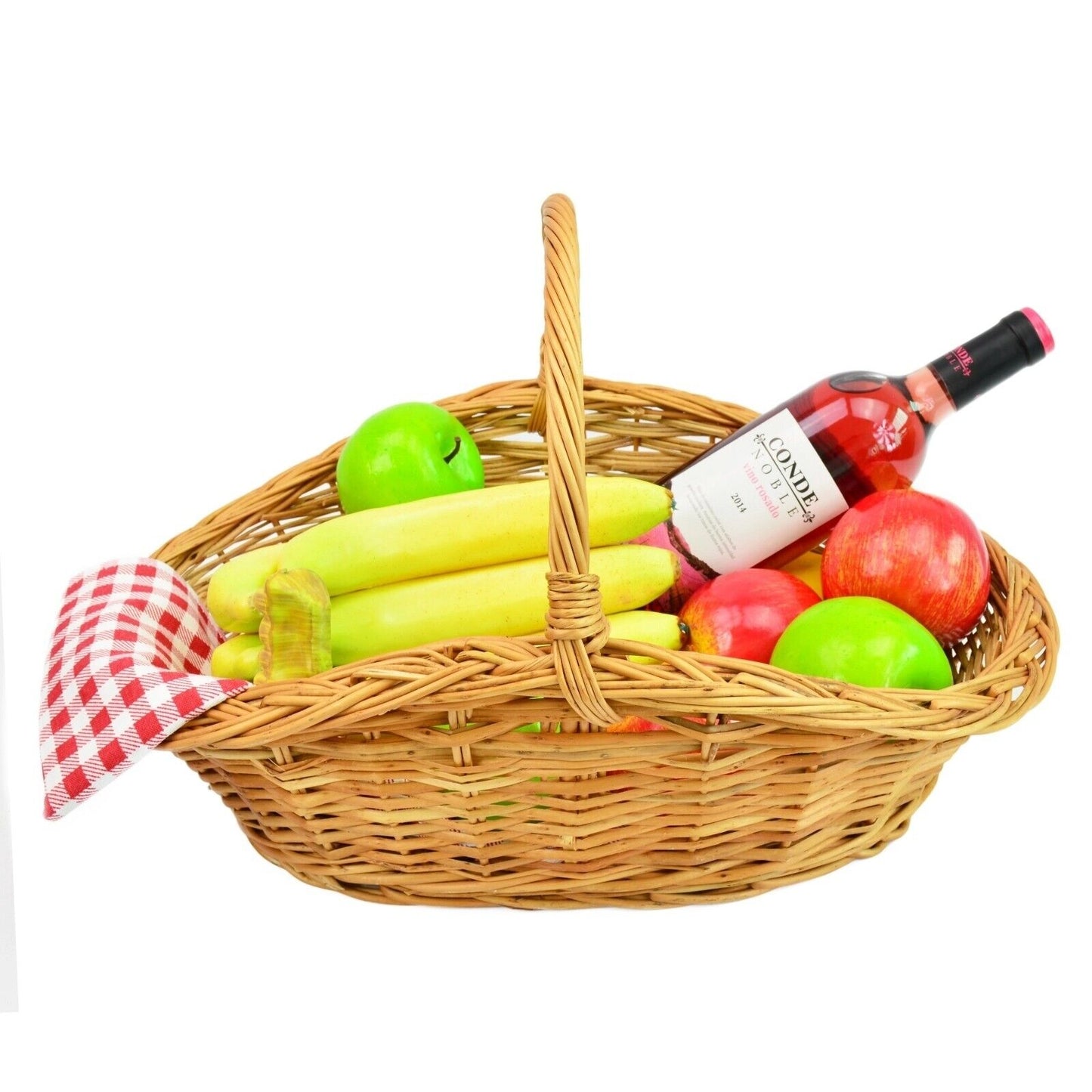 Classic Wicker Picnic Hamper Christmas Gift Hampers Shop Retail Display Home Dec