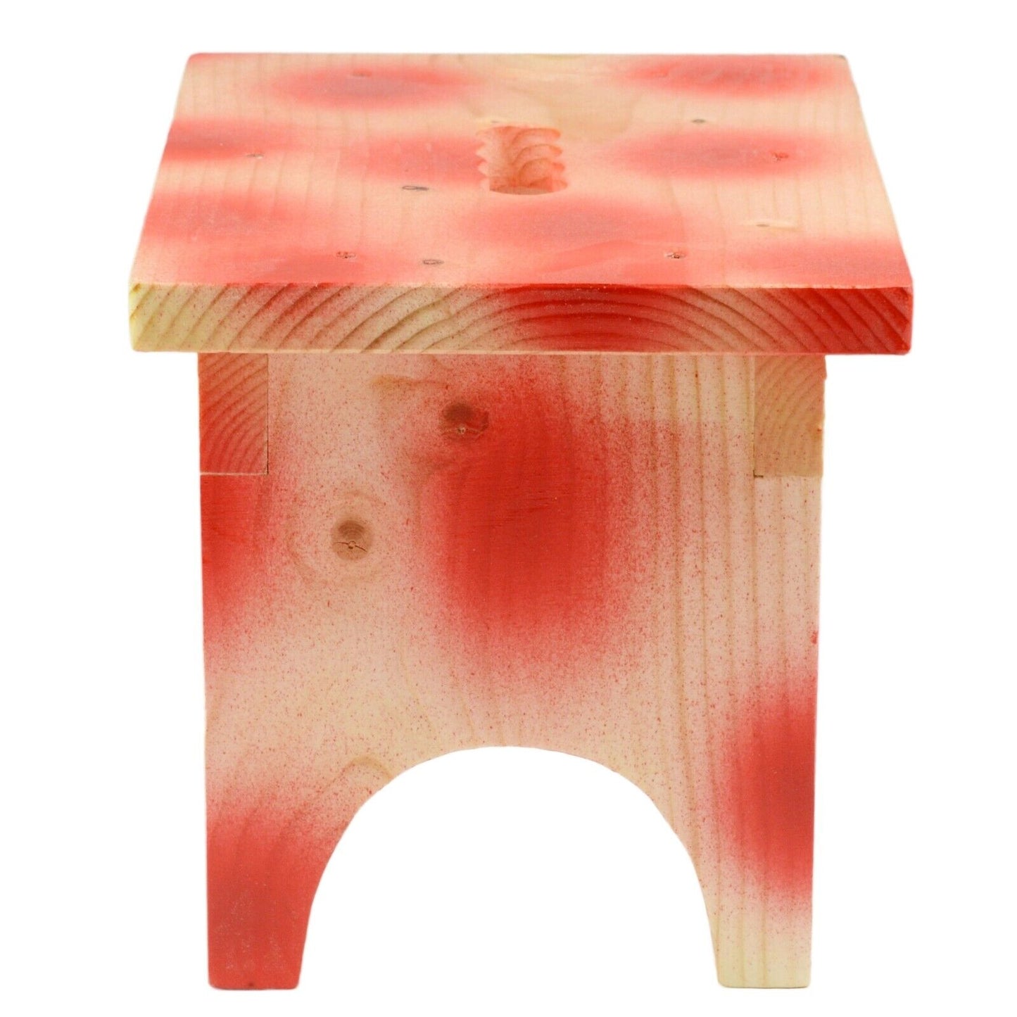Kids Colourful Solid Wood Wooden Eco Friendly Stool Child Toddler Children
