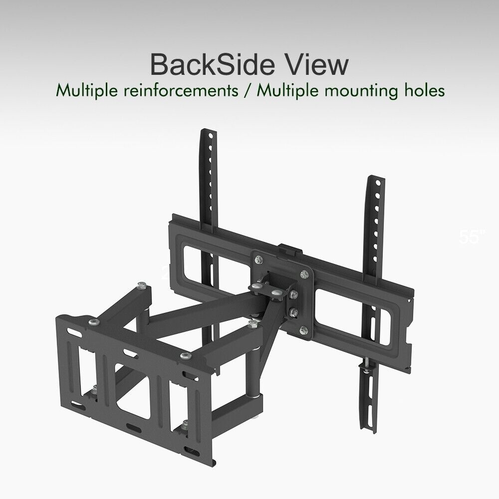 TV Stand Bracket Large Wall Mounted  Adjustable 26-55 inch TV LEADZM 2023