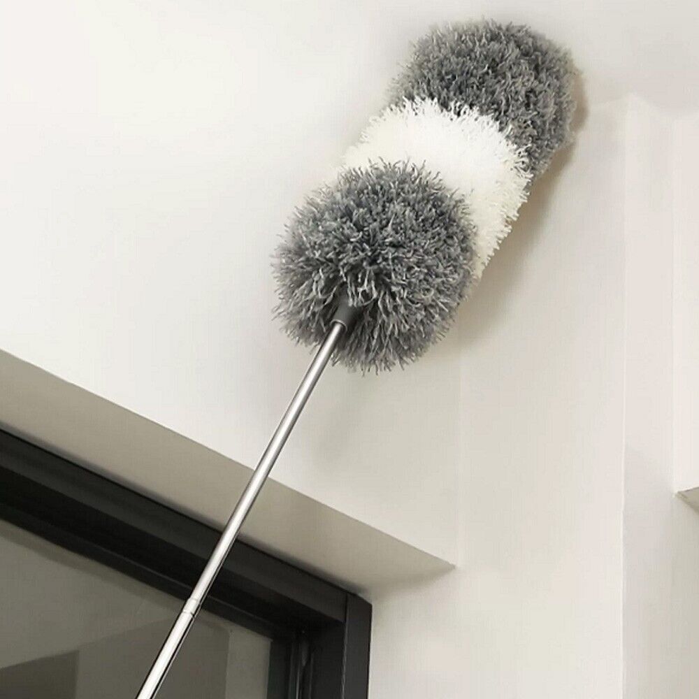 Extendable Feather Duster Long Telescopic Duster Magic Static Duster Brush 245cm