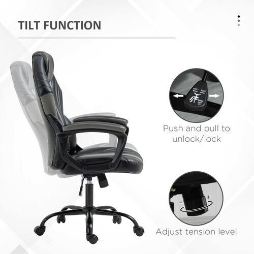 Gaming Chair Recliner Swivel Office Ergonomic Adjustable PC Computer Desk Chairs