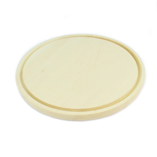 Handmade Round circular wooden board serving pizza chopping wood Eco Friendly