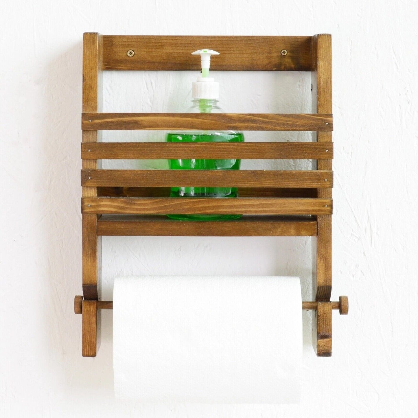 Rustic Handmade Bathroom Wall Floating Shelf Wooden Storage Shelving Unit Eco