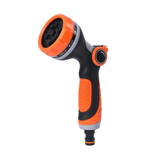 Garden Watering Hose Pipe Spray Gun 10 Patterns Soft Handle Car Washing Pets