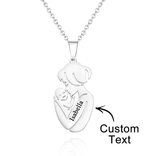 Personalize Name Necklace for Mother Baby  Family Pendant Jewellery Gifts