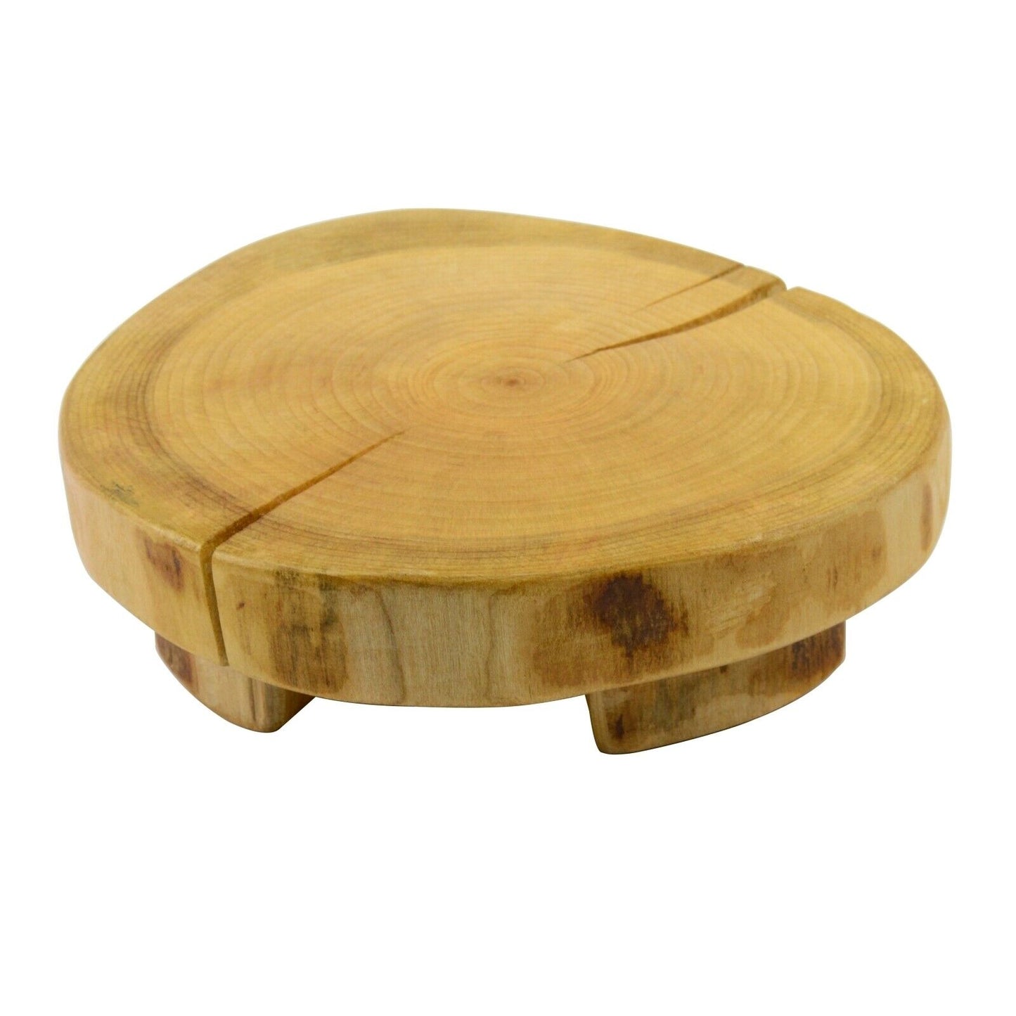 Handcrafted Natural Cake stand Wooden Slice Fruit Cupcake platform Cake Display