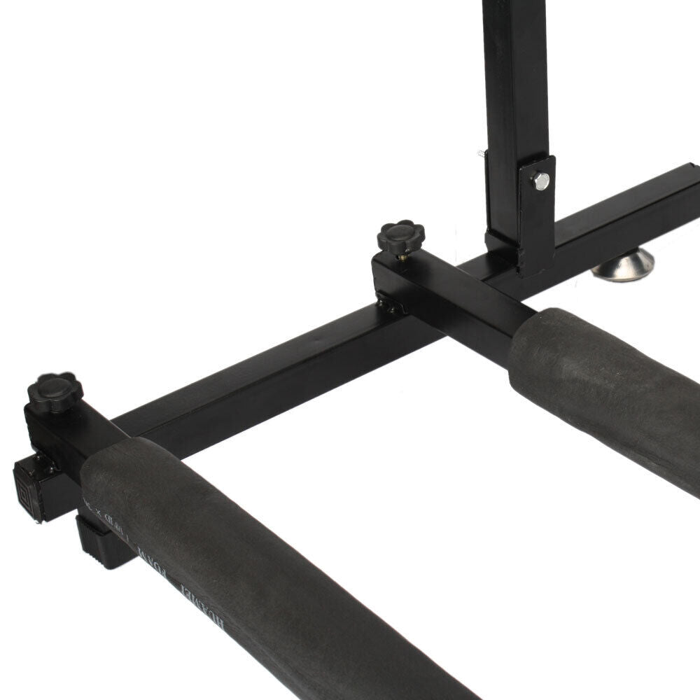 Black Folding Multi Guitar Rack Stand Padded Electric Acoustic Bass Holder New