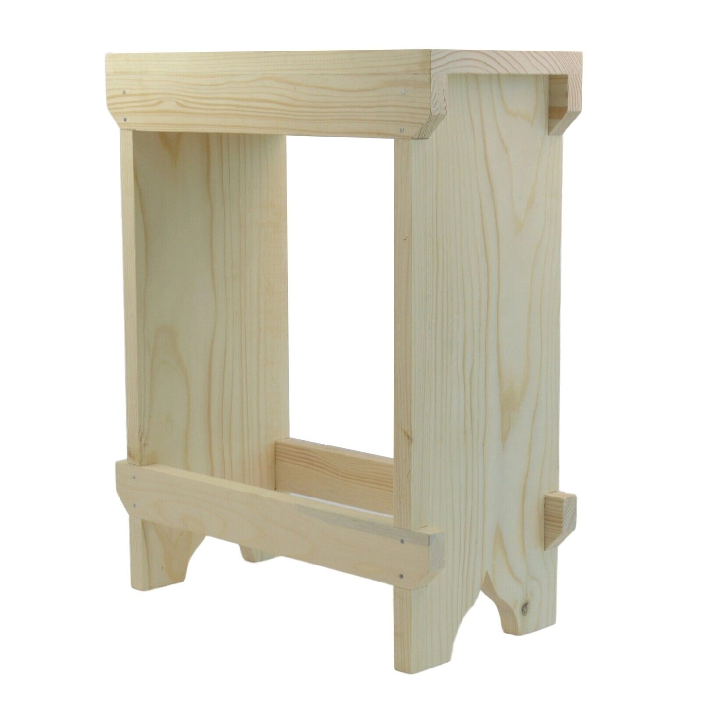 Handmade Rustic Primitive High Chair Breakfast Kitchen Bar Stool Seat Shabby