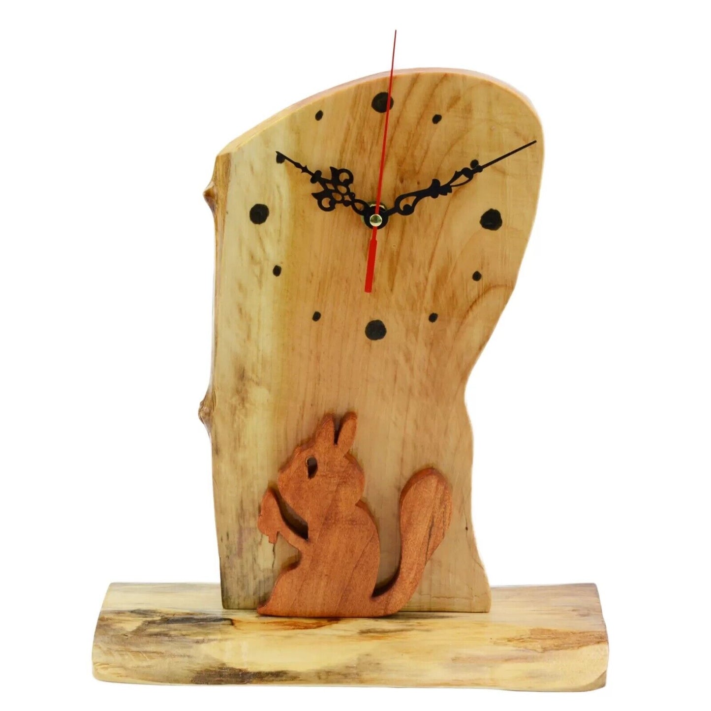 Unique Wall Clock Handmade Wooden Rustic Shabby Unusual Decor Home Clocks Gift