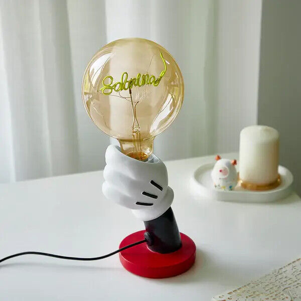 Personalised Filament Modeling LED Bulb Table Lamp Decorative Gift Custom Text