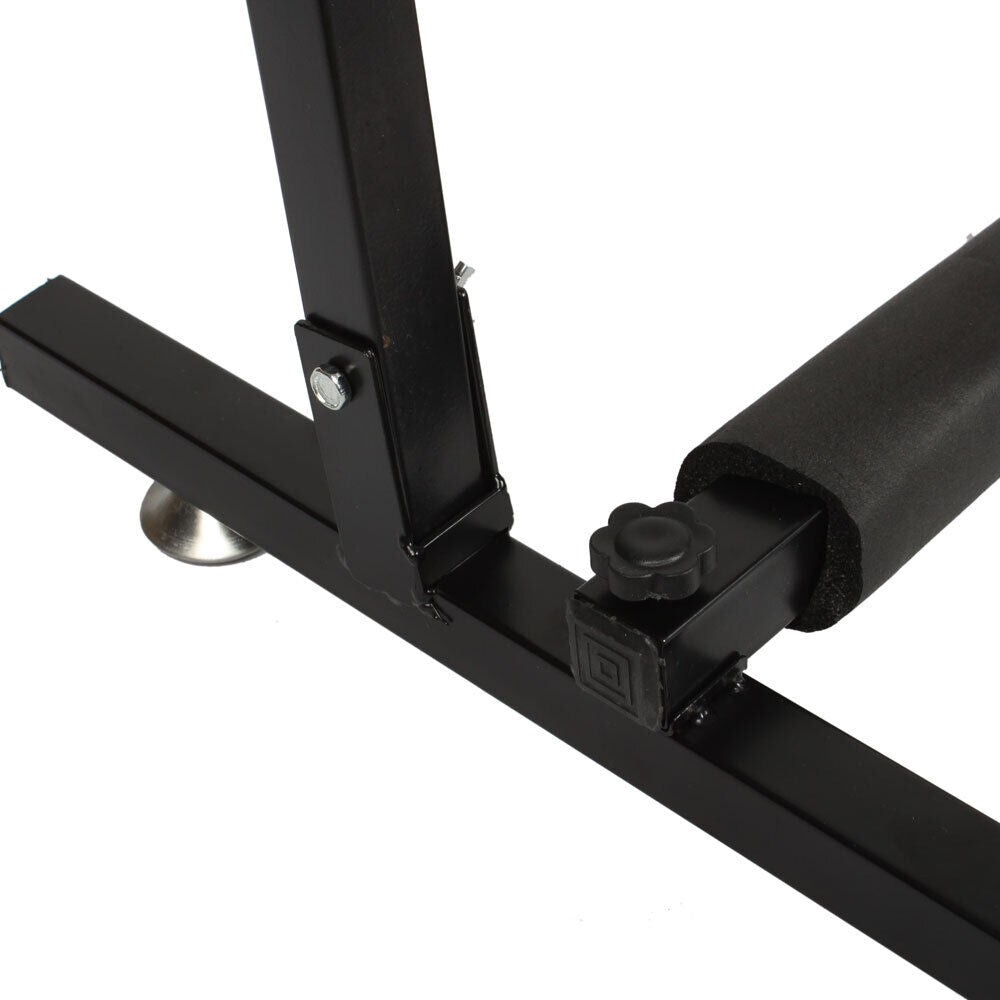 Black Folding Multi Guitar Rack Stand Padded Electric Acoustic Bass Holder New