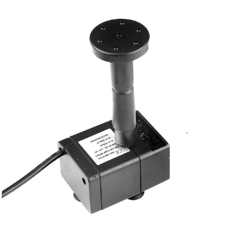 Solar Panel Powered Water Pump Garden Pool Pond Fish Aquarium Fountain Decor UK