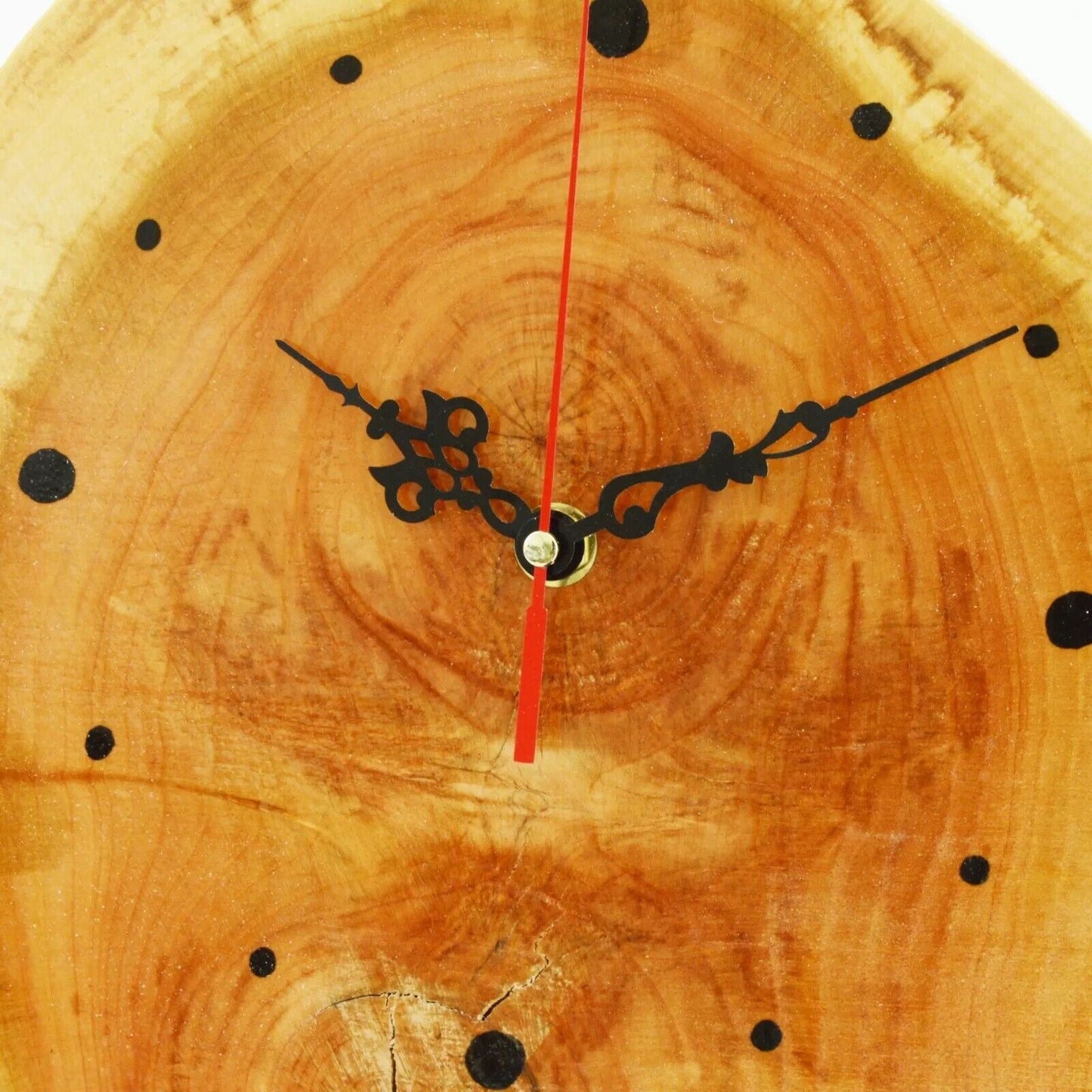 Unique Wall Clock Handmade Wooden Rustic Shabby Unusual Decor Home Clocks Gift
