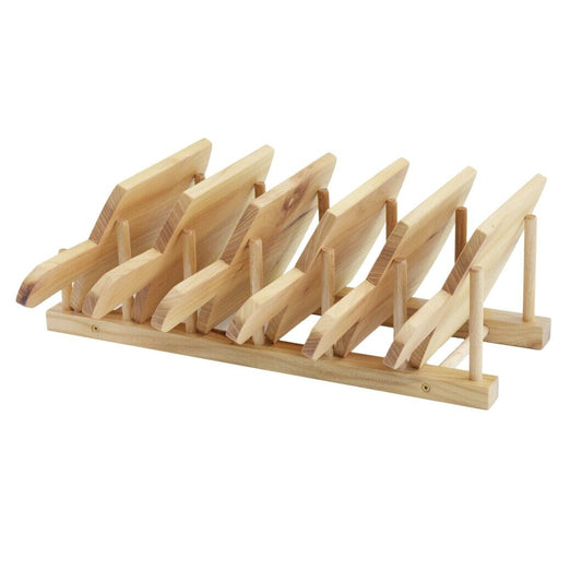 Eco Friendly Wooden Dish Plate Cupboard Rack Holder Storage Drying  Kitchen