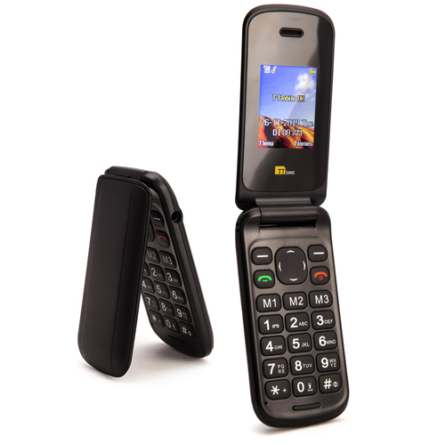 TTfone Flip TT140 Mobile Phone Camera Bluetooth Cheapest Folding Easy Phone