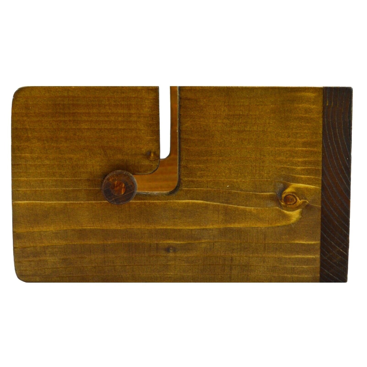 Kitchen Roll Holder Pine Wooden Wall Mounted Paper Roll Towel Dispenser Rustic