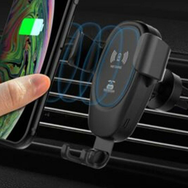 Wireless Charger Qi Fast Car Charging Holder Vent Mount For iphone Samsung etc