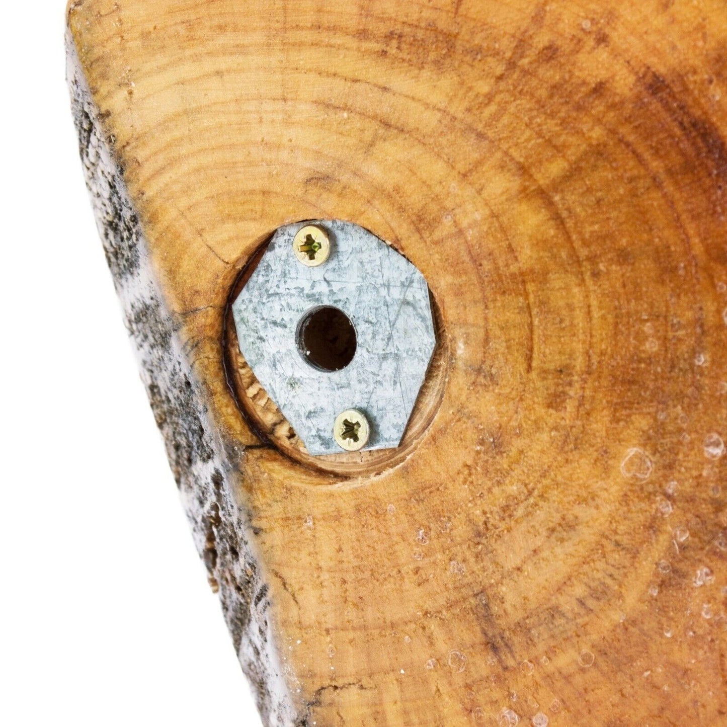 Handmade Rustic Wooden Wall Clock Vintage Round Clock Easy To Install Squirrel