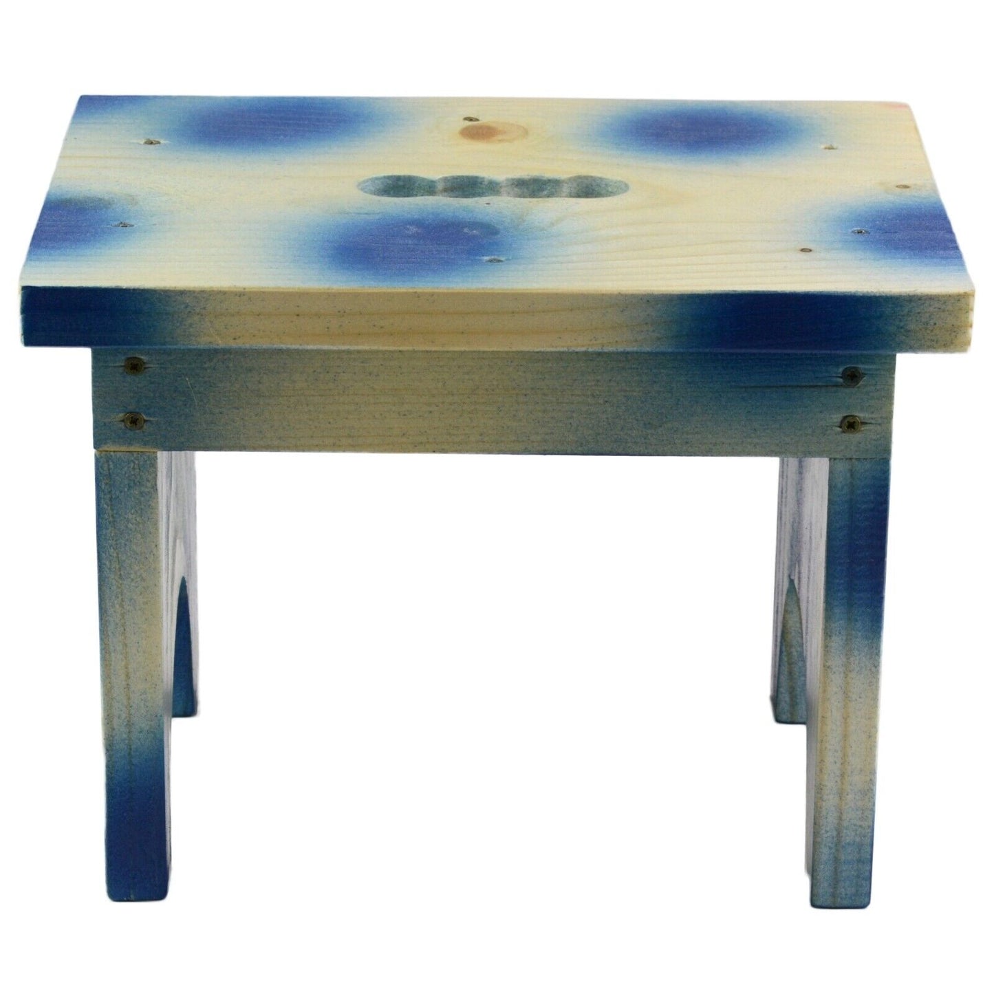 Kids Colourful Solid Wood Wooden Eco Friendly Stool Child Toddler Children