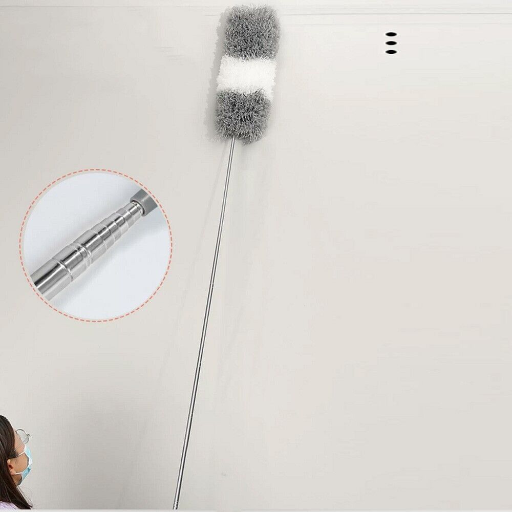 Extendable Feather Duster Long Telescopic Duster Magic Static Duster Brush 245cm