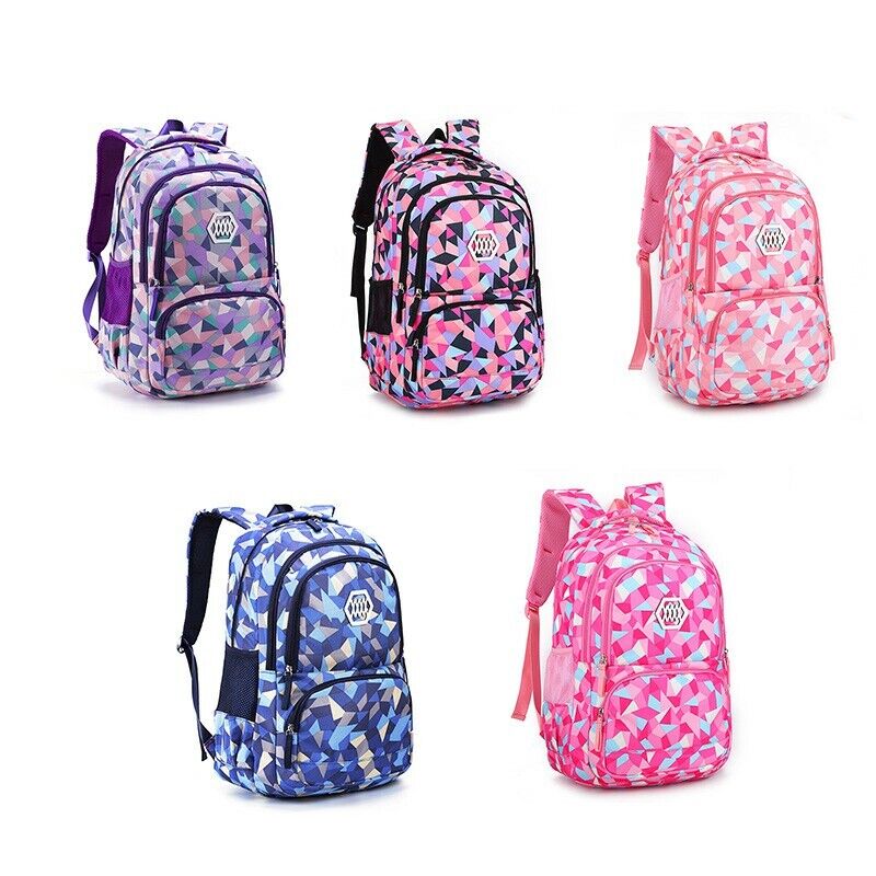 Geometric Pattern Backpack for Girls and Boys Middle School Bag Elementary Bookb
