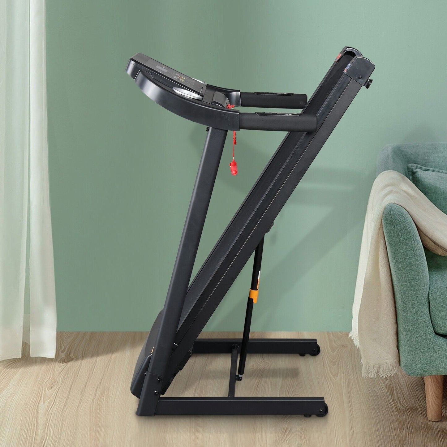 Treadmill Running Adjustable Electric Bluetooth Speakers Folding Machine