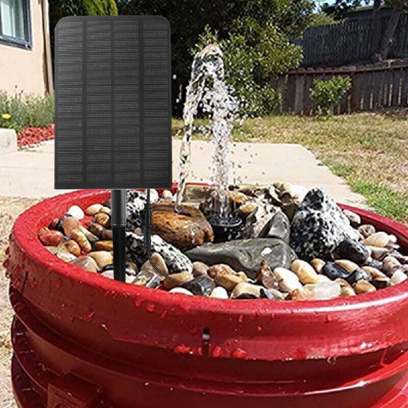 Solar Panel Powered Water Pump Garden Pool Pond Fish Aquarium Fountain Decor UK
