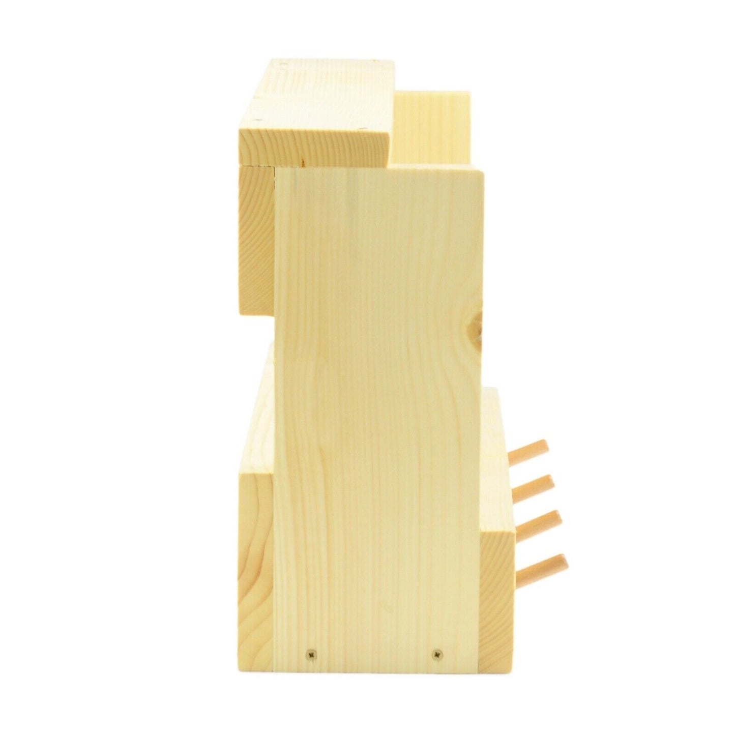 Handmade Wooden Wall Mounted Key Holder Letter Holder Unique Hanger Hooks Rack