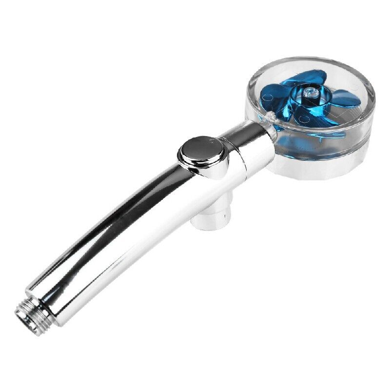Shower Head Water Saving Flow 360° Rotating with Small Fan High Pressure Spray