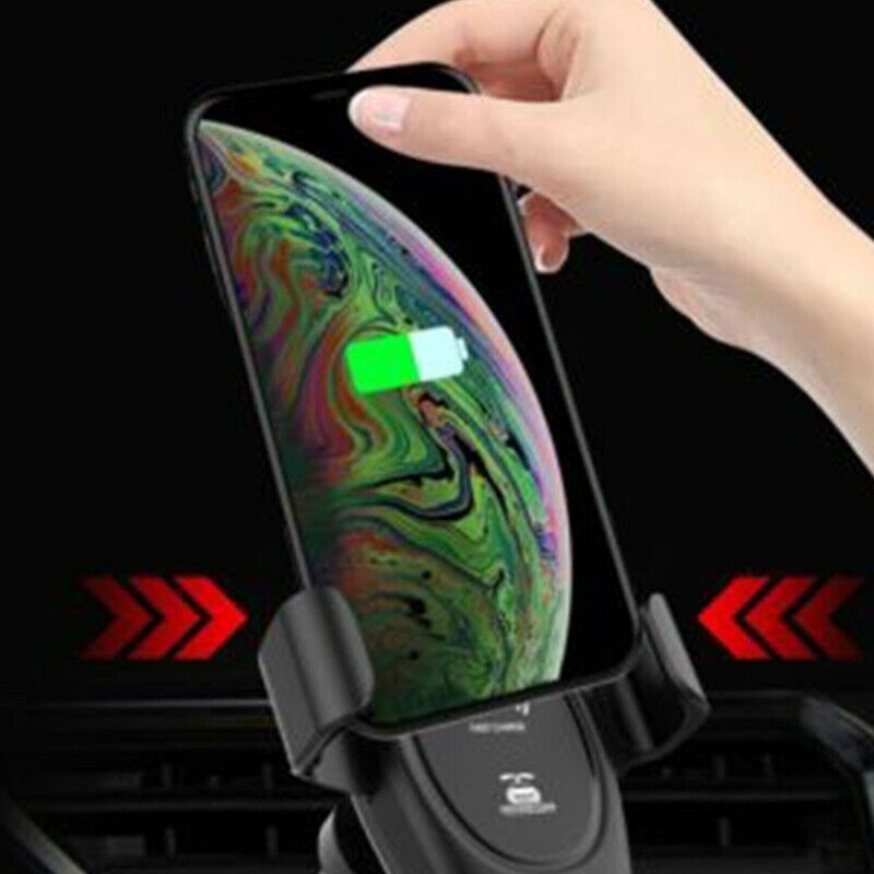 Wireless Charger Qi Fast Car Charging Holder Vent Mount For iphone Samsung etc