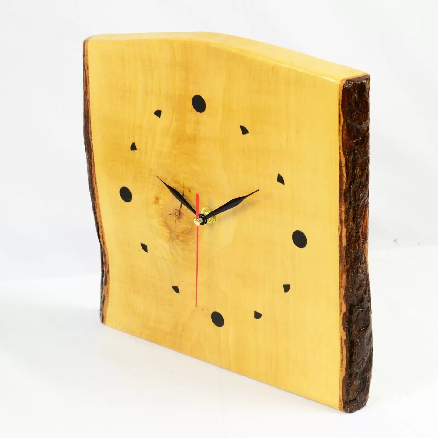 Unique Wall Clock Handmade Wooden Rustic Shabby Unusual Decor Home Clocks Gift