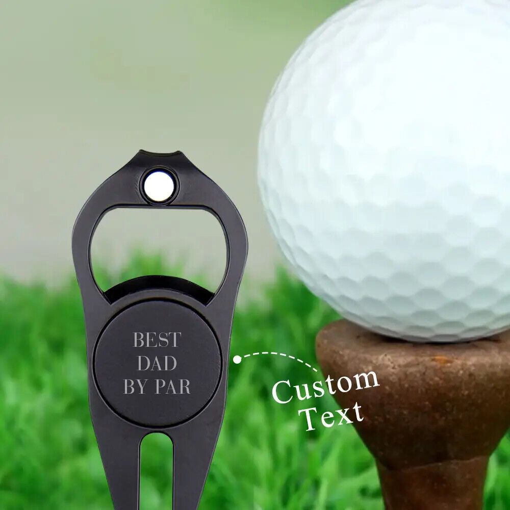 Personalised Golf Ball Fork Gifts For DAD Golfing Accessories Dad Husband