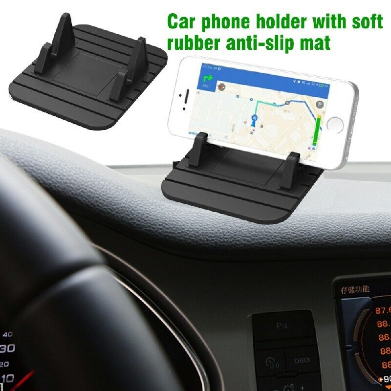 Car Dashboard Non-slip Mat Rubber Mount Holder Pad Mobile Phone Stand Accessory