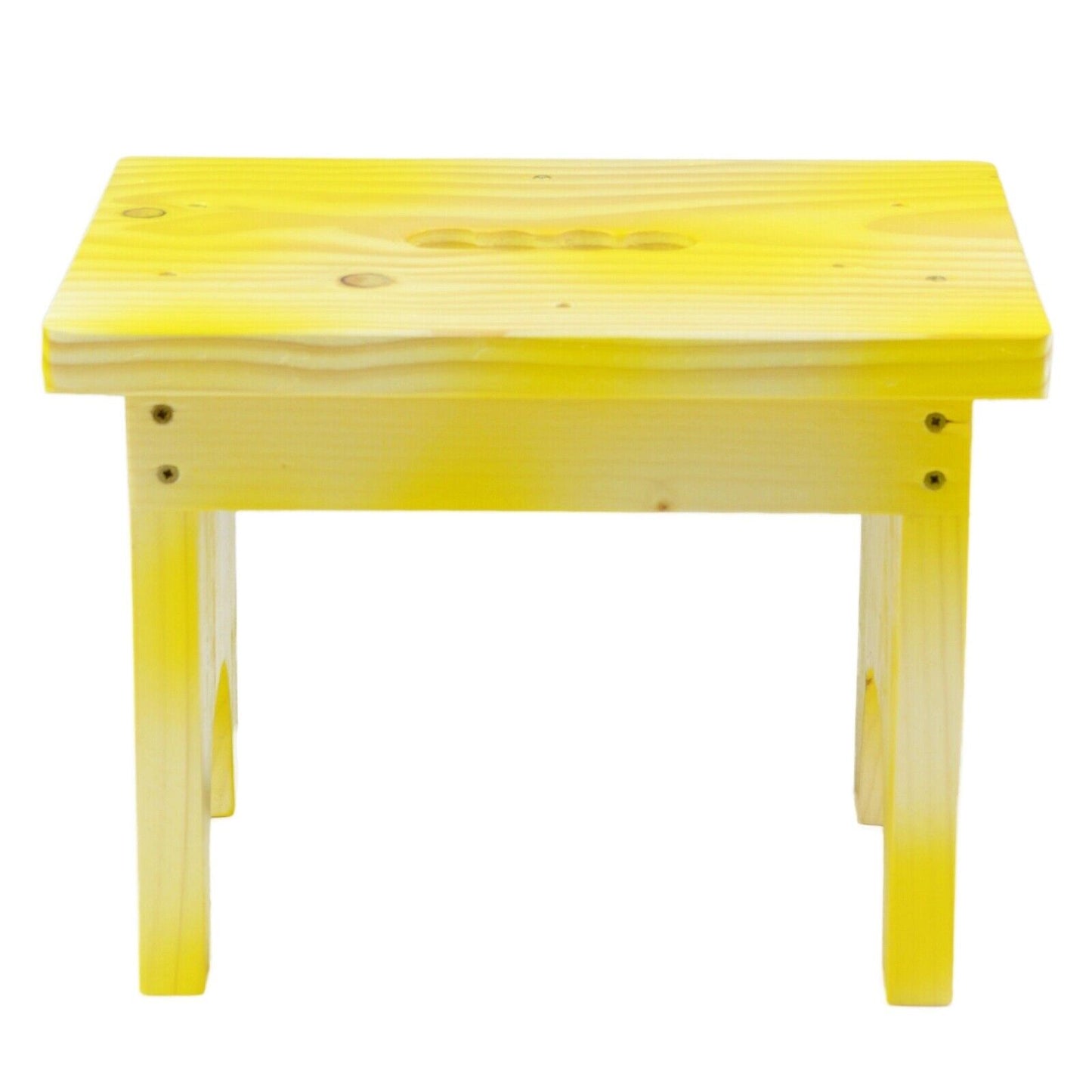 Kids Colourful Solid Wood Wooden Eco Friendly Stool Child Toddler Children