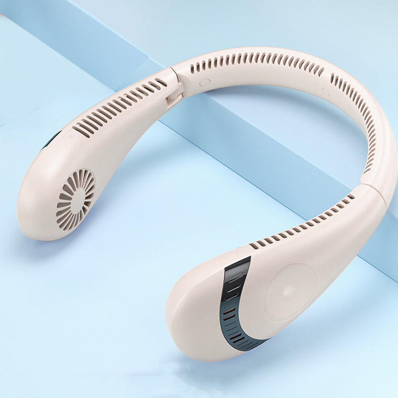 5000mah Bladeless Rechargeable Air Cool Portable Lazy Powerful Neck Fan Neckband