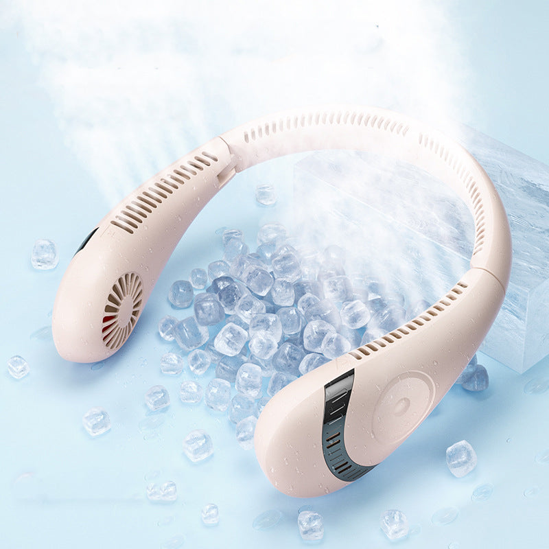 5000mah Bladeless Rechargeable Air Cool Portable Lazy Powerful Neck Fan Neckband
