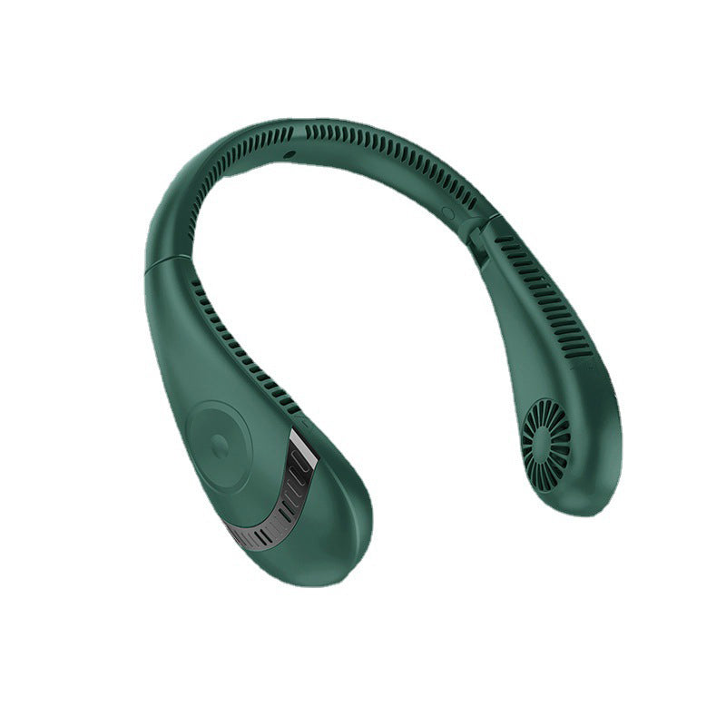5000mah Bladeless Rechargeable Air Cool Portable Lazy Powerful Neck Fan Neckband