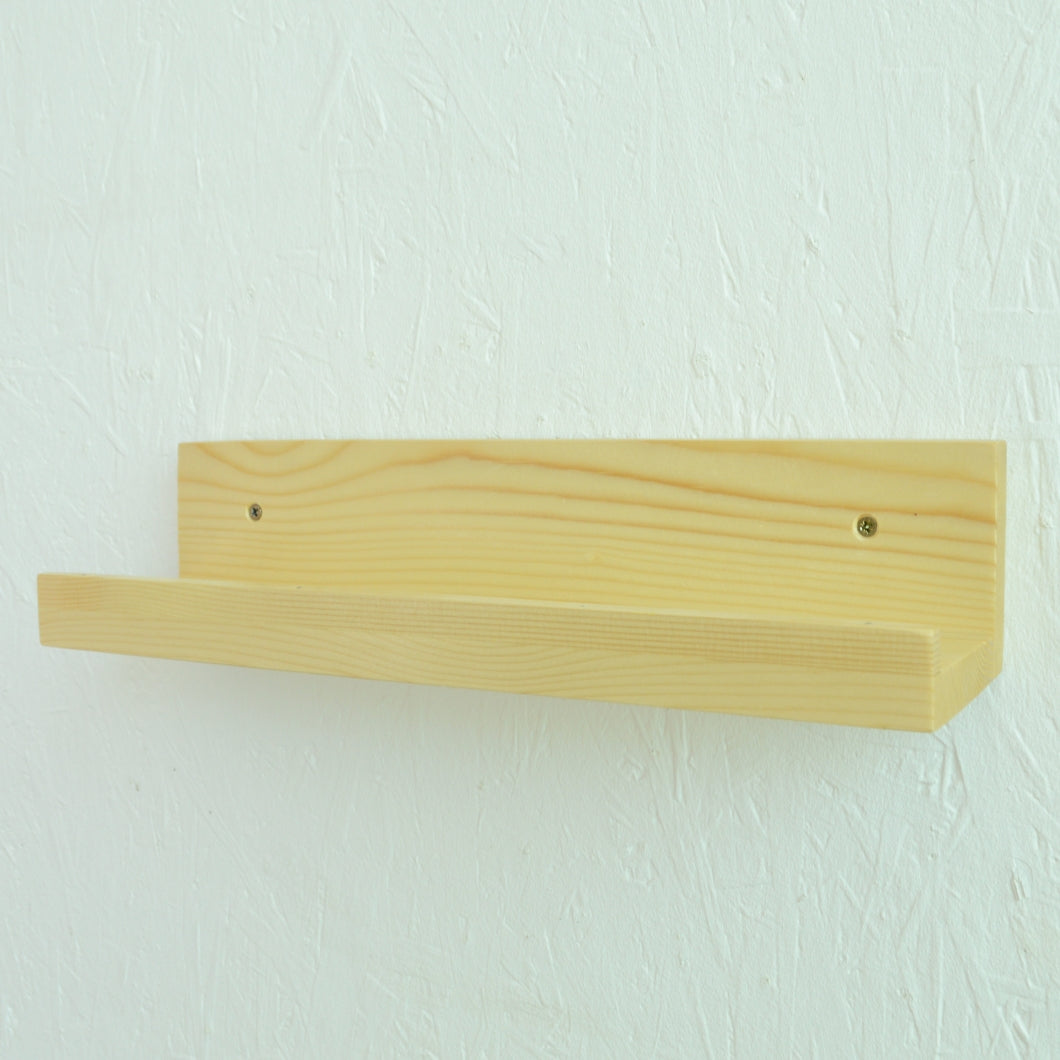 Floating Wall Shelves Slim Wooden Picture Ledge Display Rack Book Mounted Shelf