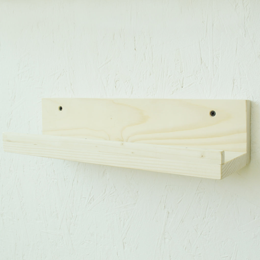 Floating Wall Shelves Slim Wooden Picture Ledge Display Rack Book Mounted Shelf