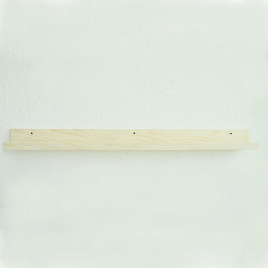 Floating Wall Shelves Slim Wooden Picture Ledge Display Rack Book Mounted Shelf