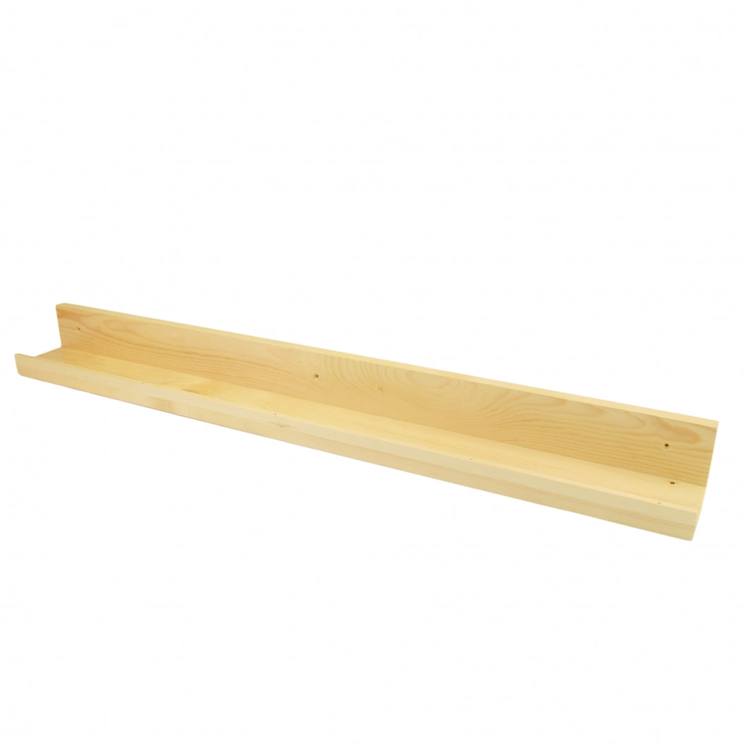 Floating Wall Shelves Slim Wooden Picture Ledge Display Rack Book Mounted Shelf