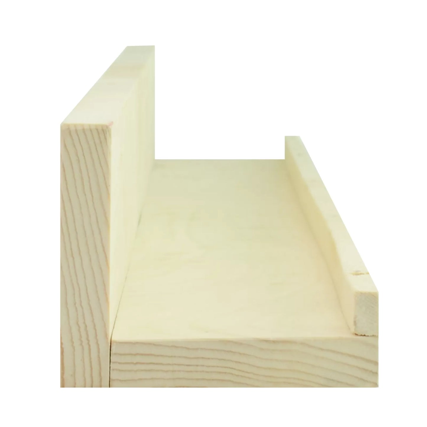 Floating Wall Shelves Slim Wooden Picture Ledge Display Rack Book Mounted Shelf