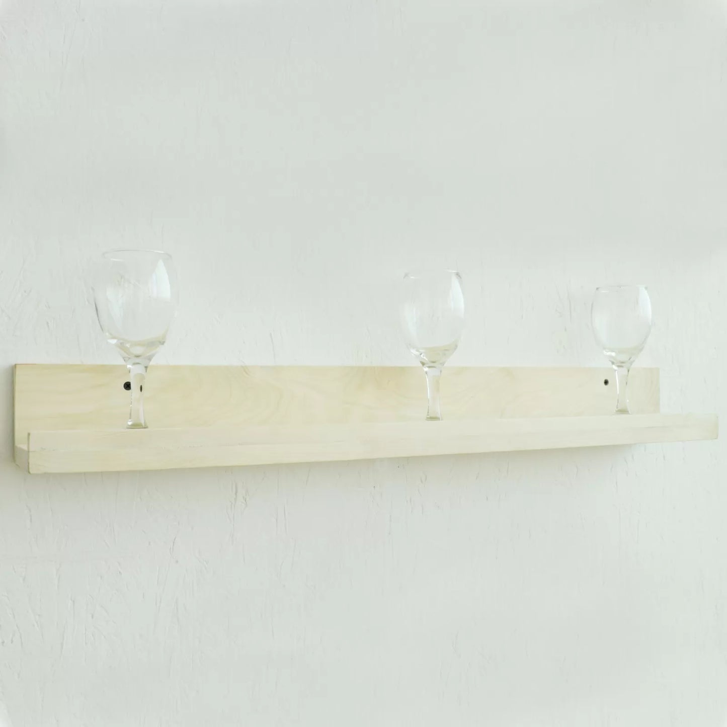 Floating Wall Shelves Slim Wooden Picture Ledge Display Rack Book Mounted Shelf