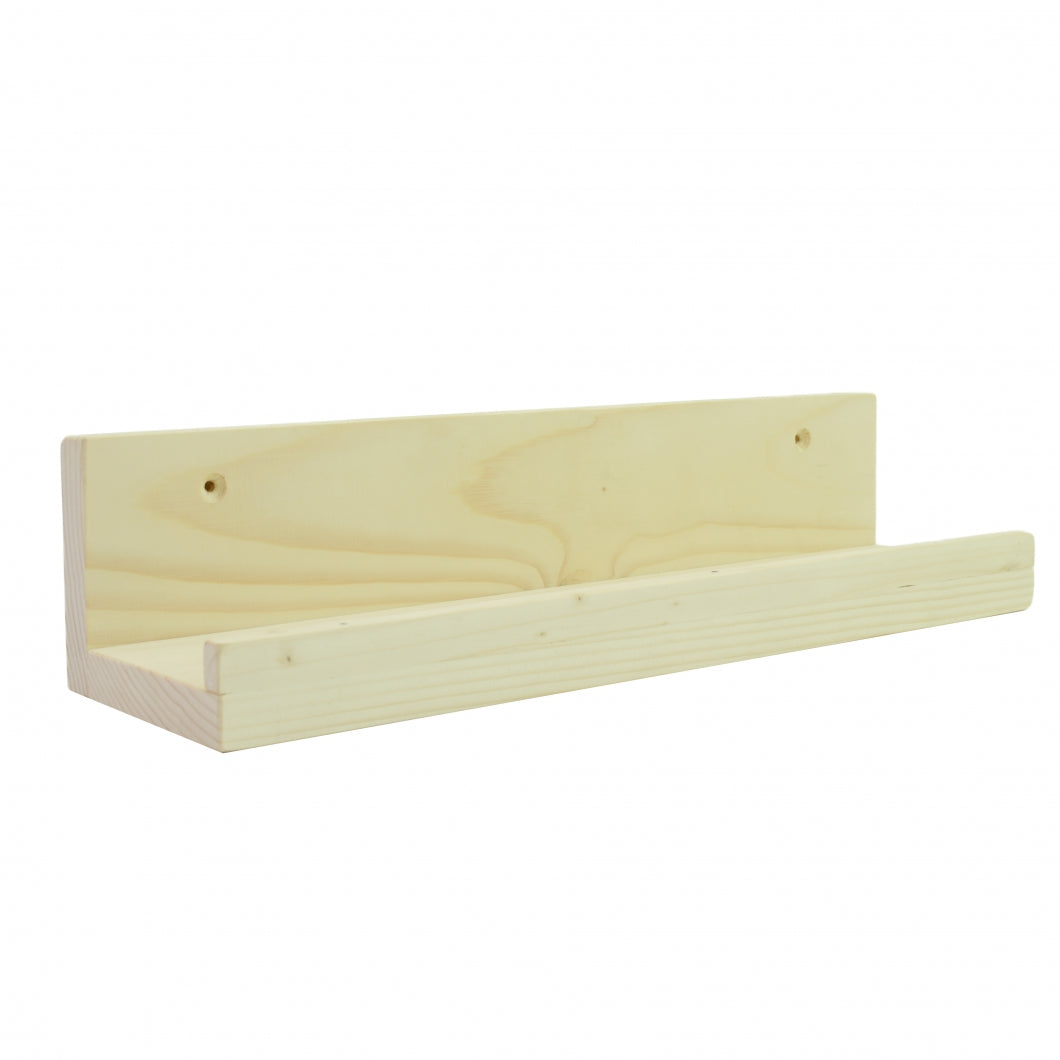 Floating Wall Shelves Slim Wooden Picture Ledge Display Rack Book Mounted Shelf
